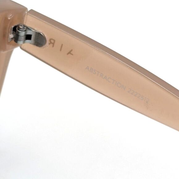 Aire Abstraction Rectangle Sunglasses Fawn Frame with Green Mono Lens One Size - Picture 5 of 5